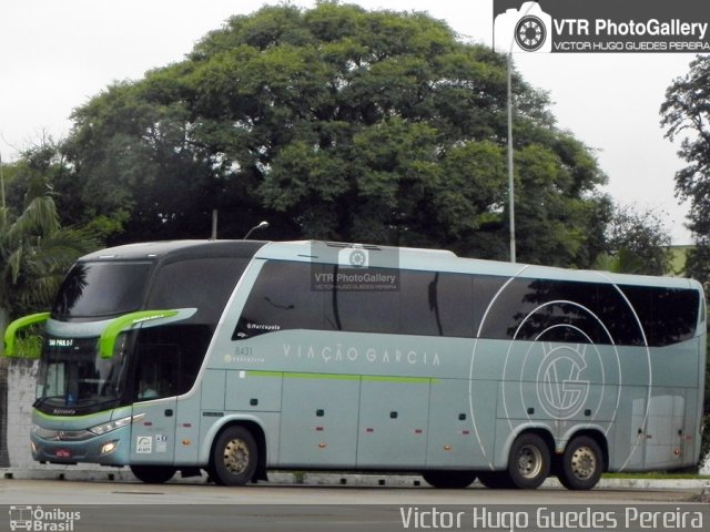 Viação Garcia 8431 na cidade de Maringá, Paraná, Brasil, por Victor Hugo Guedes Pereira. Número da foto: #5912112.