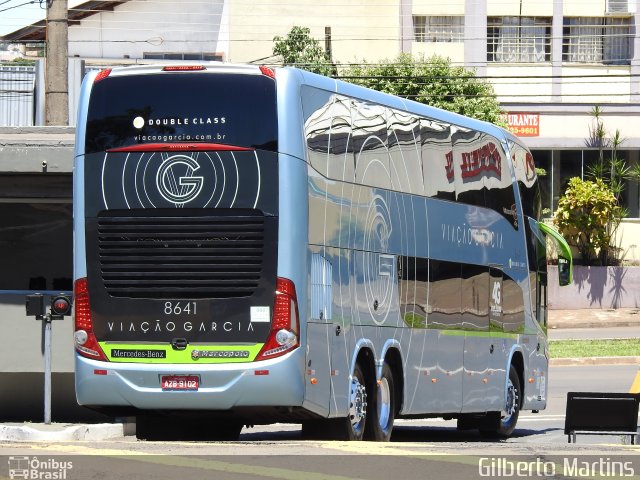 Viação Garcia 8641 na cidade de Londrina, Paraná, Brasil, por Gilberto Martins. Número da foto: #5913117.