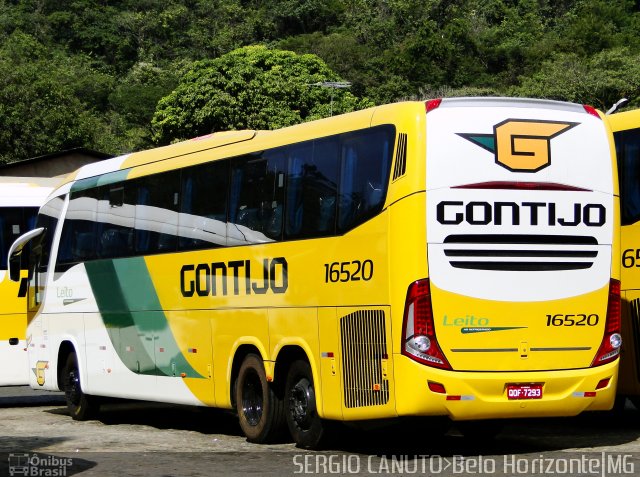 Empresa Gontijo de Transportes 16520 na cidade de Belo Horizonte, Minas Gerais, Brasil, por Sérgio Augusto Braga Canuto. ID da foto: 5913069.