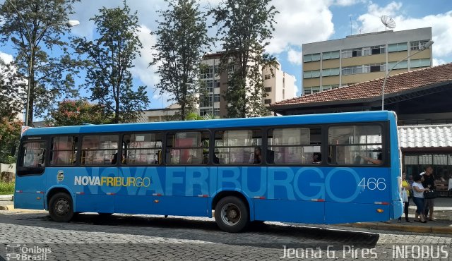 FAOL - Friburgo Auto Ônibus 466 na cidade de Nova Friburgo, Rio de Janeiro, Brasil, por Jeonã Garcia Pires. ID da foto: 5912393.