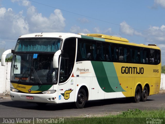 Empresa Gontijo de Transportes 14145 na cidade de Teresina, Piauí, Brasil, por João Victor. Número da foto: #5912086.