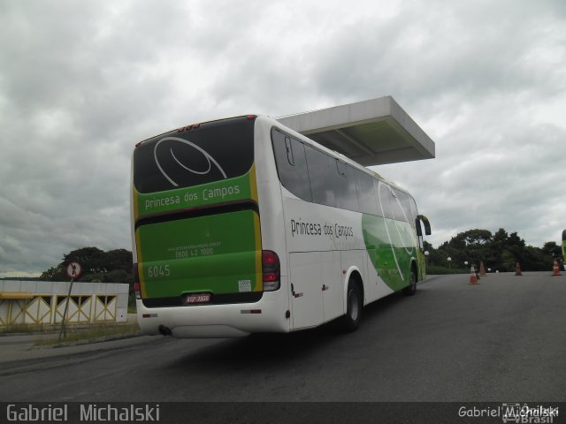 Expresso Princesa dos Campos 6045 na cidade de Ponta Grossa, Paraná, Brasil, por Gabriel Michalski. ID da foto: 5910597.