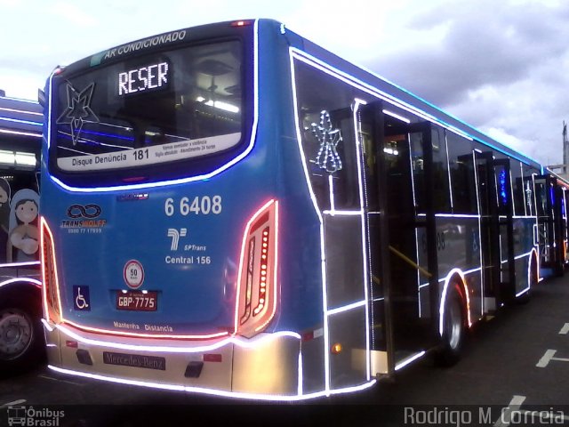 Transwolff Transportes e Turismo 6 6408 na cidade de São Paulo, São Paulo, Brasil, por Jonathan  Aguiar Correa. Número da foto: #5913285.