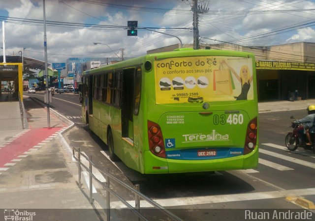 Taguatur - Taguatinga Transporte e Turismo 03460 na cidade de Teresina, Piauí, Brasil, por Ruan Silva Andrade. ID da foto: 5912852.