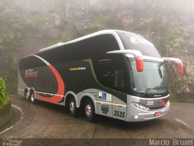 Trans Express 3535 na cidade de Lauro Muller, Santa Catarina, Brasil, por Marcio  Bruxel. Número da foto: #5931463.