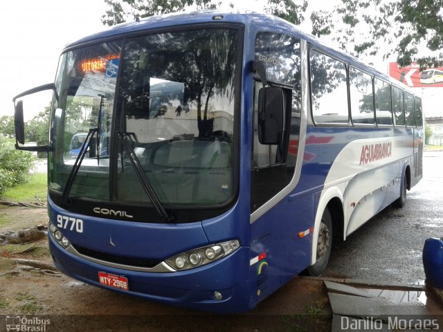 Viação Águia Branca 9770 na cidade de Vitória, Espírito Santo, Brasil, por Danilo Moraes. Número da foto: #5931584.