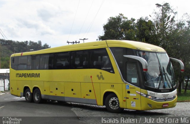 Viação Itapemirim 60625 na cidade de Juiz de Fora, Minas Gerais, Brasil, por Isaias Ralen. ID da foto: 5932872.