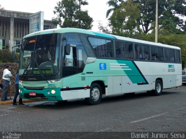 Santa Fé Transportes 063 na cidade de Itabirito, Minas Gerais, Brasil, por Daniel Junior Sena. ID da foto: 5931917.