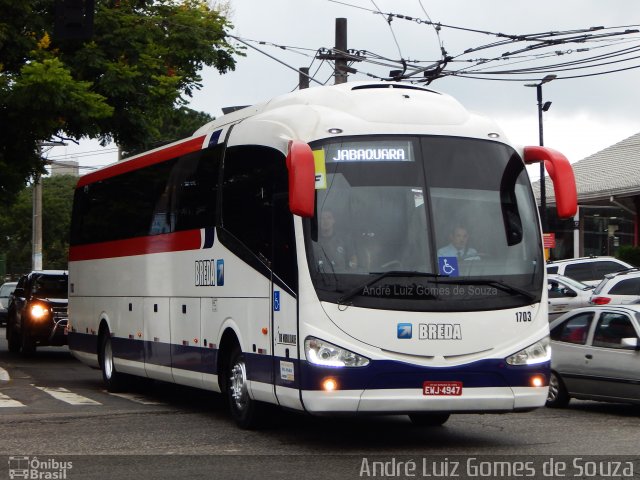 Breda Transportes e Serviços 1703 na cidade de São Paulo, São Paulo, Brasil, por André Luiz Gomes de Souza. Número da foto: #5931419.