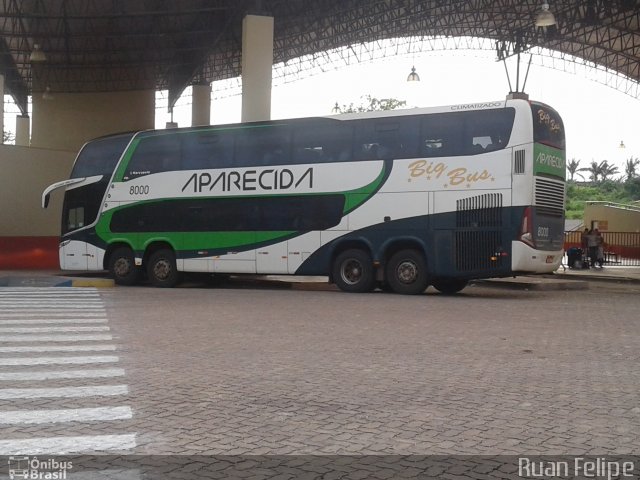 Viação Nossa Senhora Aparecida 8000 na cidade de Imperatriz, Maranhão, Brasil, por Ruan Felipe Melo Fonseca. ID da foto: 5932383.