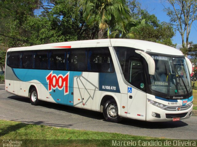 Auto Viação 1001 RJ 108.472 na cidade de Nova Friburgo, Rio de Janeiro, Brasil, por Marcelo Candido de Oliveira. Número da foto: #5932178.