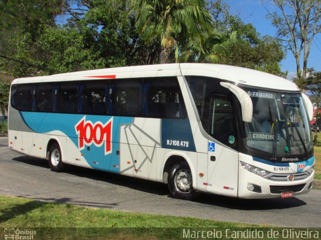 Auto Viação 1001 RJ 108.472 na cidade de Nova Friburgo, Rio de Janeiro, Brasil, por Marcelo Candido de Oliveira. ID da foto: 5932178.