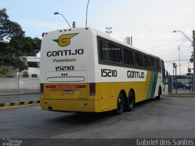 Empresa Gontijo de Transportes 15210 na cidade de Niterói, Rio de Janeiro, Brasil, por Gabriel dos Santos. ID da foto: 5930986.