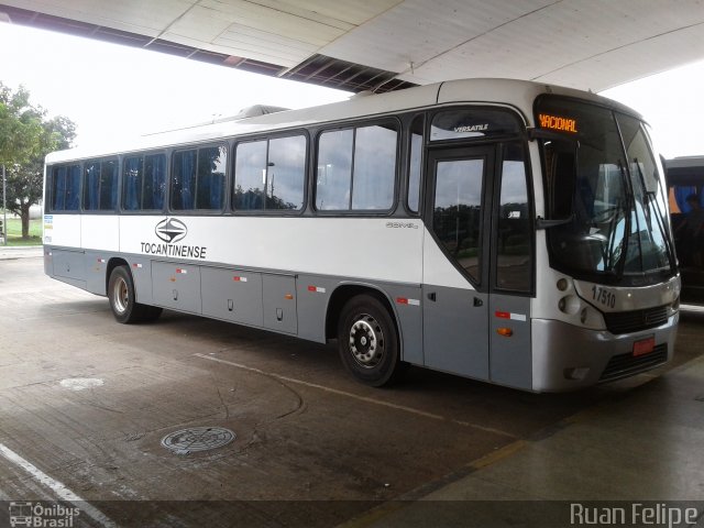 Tocantinense Transportes e Turismo 17510 na cidade de Palmas, Tocantins, Brasil, por Ruan Felipe Melo Fonseca. Número da foto: #5931127.