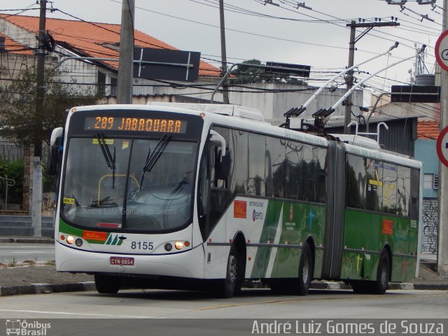 Metra - Sistema Metropolitano de Transporte 8155 na cidade de São Paulo, São Paulo, Brasil, por André Luiz Gomes de Souza. ID da foto: 5933841.