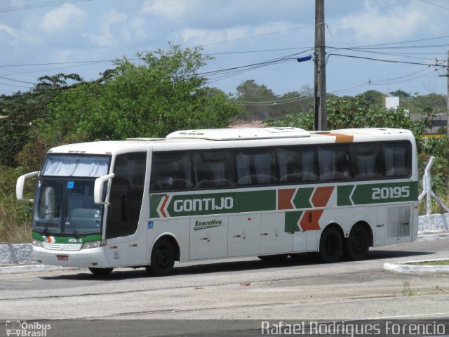 Empresa Gontijo de Transportes 20195 na cidade de Aracaju, Sergipe, Brasil, por Rafael Rodrigues Forencio. ID da foto: 5933002.