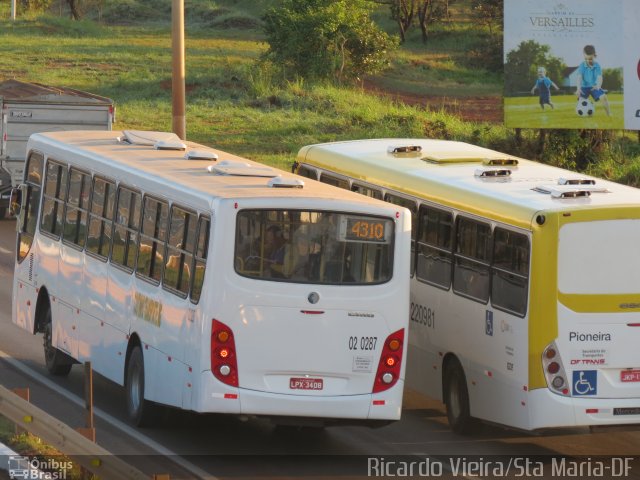 Coutinho Transporte NG 02 0287 na cidade de Santa Maria, Distrito Federal, Brasil, por Ricardo Vieira. Número da foto: #5934225.