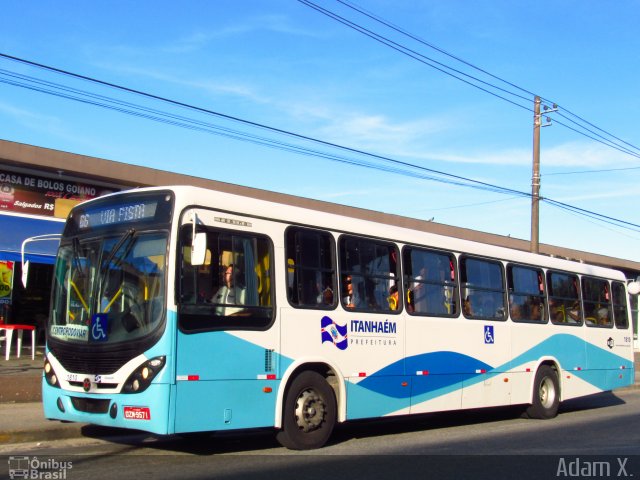 Viação Litoral Sul 1810 na cidade de Itanhaém, São Paulo, Brasil, por Adam Xavier Rodrigues Lima. ID da foto: 5933491.