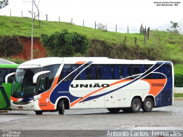 Expresso União 10260 na cidade de João Monlevade, Minas Gerais, Brasil, por Antonio Carlos Fernandes. Número da foto: #5933212.