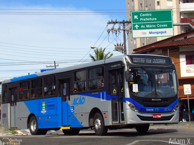 Ação Transportes e Turismo 225 na cidade de Mongaguá, São Paulo, Brasil, por Adam Xavier Rodrigues Lima. ID da foto: 5933494.