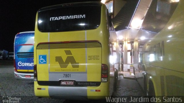 Viação Itapemirim 7801 na cidade de Queluz, São Paulo, Brasil, por Wagner Jardim dos Santos. Número da foto: #5936710.