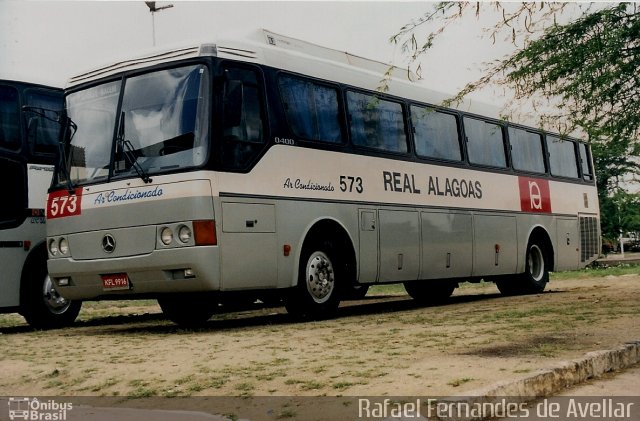 Real Alagoas de Viação 573 na cidade de Paulo Afonso, Bahia, Brasil, por Rafael Fernandes de Avellar. ID da foto: 5935994.