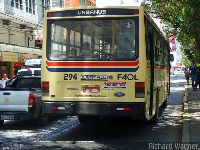 FAOL - Friburgo Auto Ônibus 294 na cidade de Nova Friburgo, Rio de Janeiro, Brasil, por Richard Wagner. ID da foto: 5936060.