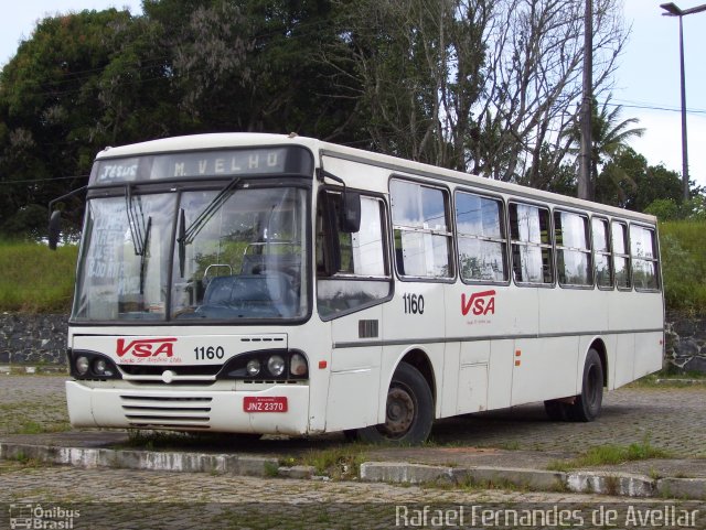 VSA - Viação Santo Antônio 1160 na cidade de Alagoinhas, Bahia, Brasil, por Rafael Fernandes de Avellar. ID da foto: 5935949.