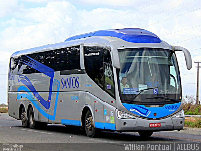 Santos Turismo 5040 na cidade de Messias, Alagoas, Brasil, por Willian Pontual. ID da foto: 5936809.