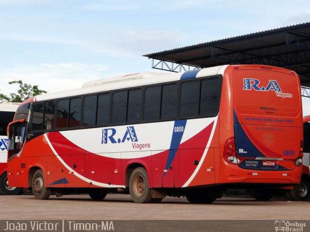 R.A. Viagens 8800 na cidade de Timon, Maranhão, Brasil, por João Victor. ID da foto: 5935427.