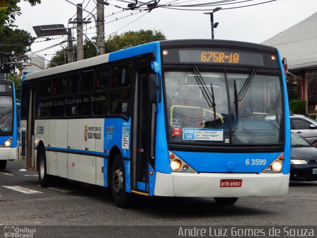 Viação Paratodos > São Jorge > Metropolitana São Paulo > Mobibrasil 6 3599 na cidade de São Paulo, São Paulo, Brasil, por André Luiz Gomes de Souza. ID da foto: 5935653.