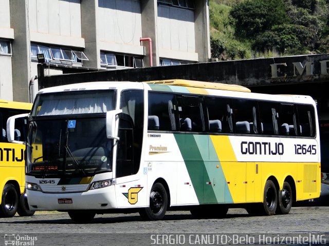 Empresa Gontijo de Transportes 12645 na cidade de Belo Horizonte, Minas Gerais, Brasil, por Sérgio Augusto Braga Canuto. ID da foto: 5936067.