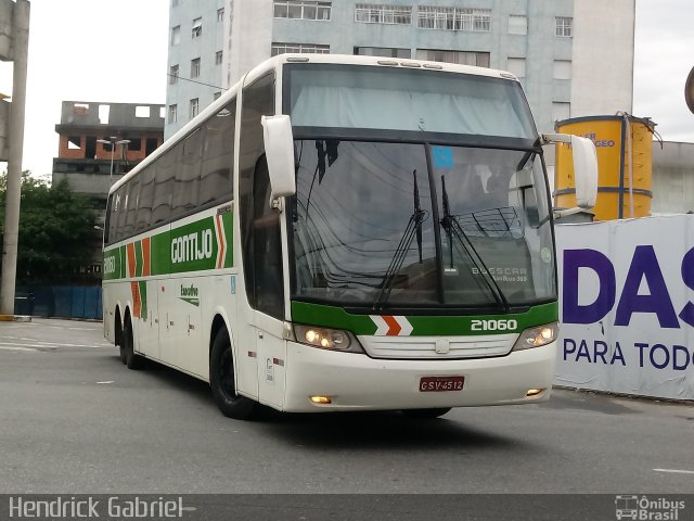 Empresa Gontijo de Transportes 21060 na cidade de São Bernardo do Campo, São Paulo, Brasil, por Hendrick Gabriel Ferreira. ID da foto: 5938080.