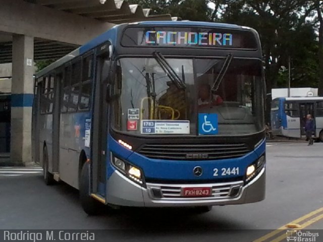 Sambaíba Transportes Urbanos 2 2441 na cidade de São Paulo, São Paulo, Brasil, por Jonathan  Aguiar Correa. Número da foto: #5939006.