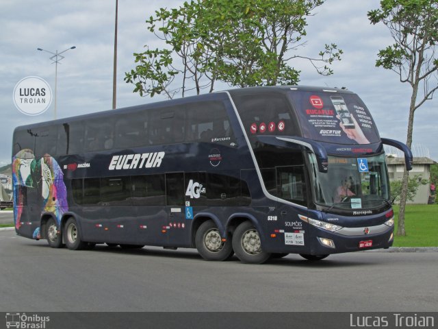 Eucatur - Empresa União Cascavel de Transportes e Turismo 5318 na cidade de Florianópolis, Santa Catarina, Brasil, por Lucas Pedro Trojan. Número da foto: #5936883.
