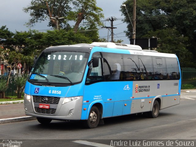 Cooper Líder > A2 Transportes 6 8858 na cidade de São Paulo, São Paulo, Brasil, por André Luiz Gomes de Souza. Número da foto: #5938652.