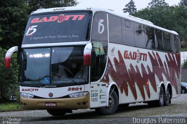 Auto Viação Gadotti 2801 na cidade de Joinville, Santa Catarina, Brasil, por Douglas Paternezi. ID da foto: 5937381.