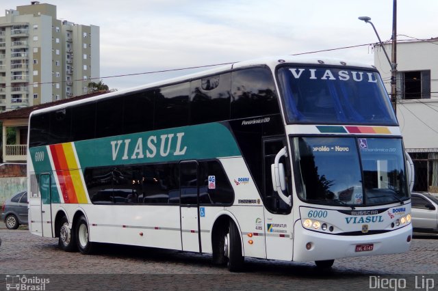 Viasul - Auto Viação Venâncio Aires 6000 na cidade de Joinville, Santa Catarina, Brasil, por Diego Lip. Número da foto: #5938956.