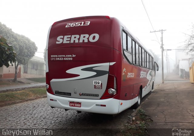 Viação Serro 26513 na cidade de Entre Rios de Minas, Minas Gerais, Brasil, por Gleydson Willian Silva Paula. Número da foto: #5939320.