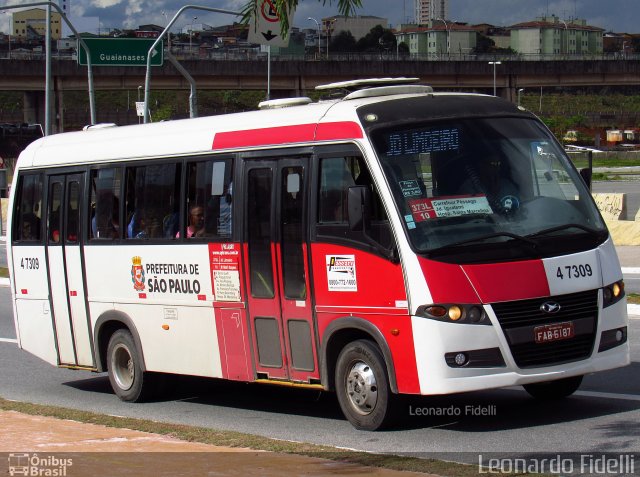Pêssego Transportes 4 7309 na cidade de São Paulo, São Paulo, Brasil, por Leonardo Fidelli. Número da foto: #5940211.