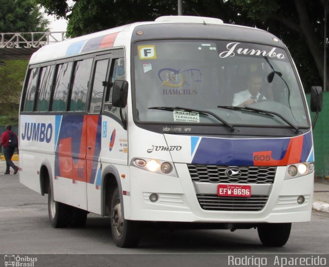 Jumbo Turismo 605 na cidade de São Paulo, São Paulo, Brasil, por Rodrigo  Aparecido. ID da foto: 5939471.