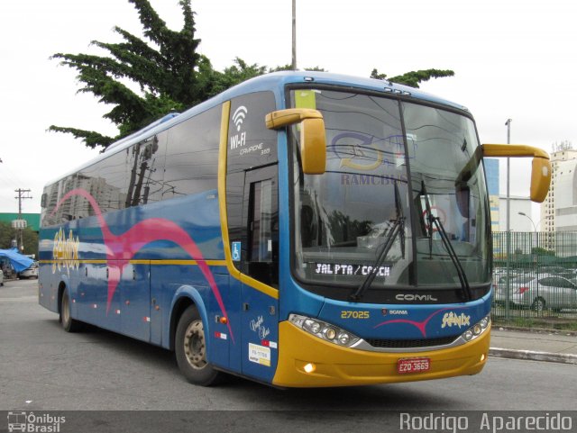 Rápido Expresso Fênix Viação 27025 na cidade de São Paulo, São Paulo, Brasil, por Rodrigo  Aparecido. Número da foto: #5942262.