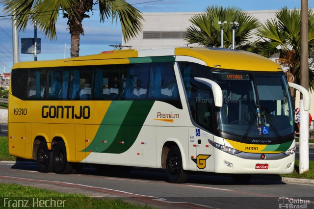 Empresa Gontijo de Transportes 19310 na cidade de Vitória, Espírito Santo, Brasil, por Franz Hecher. Número da foto: #5940935.