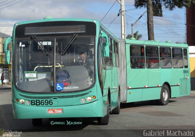 Transporte Coletivo Glória BB696 na cidade de Curitiba, Paraná, Brasil, por Gabriel Machado. Número da foto: #5941503.