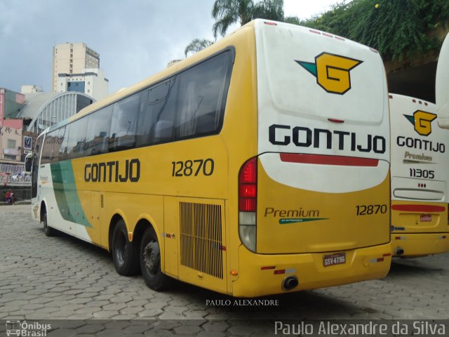 Empresa Gontijo de Transportes 12870 na cidade de Belo Horizonte, Minas Gerais, Brasil, por Paulo Alexandre da Silva. Número da foto: #5941948.