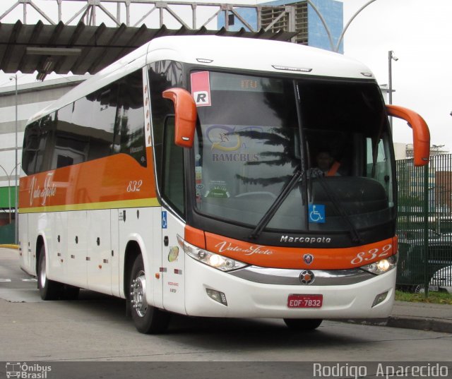 Viação Vale do Tietê 832 na cidade de São Paulo, São Paulo, Brasil, por Rodrigo  Aparecido. ID da foto: 5942246.