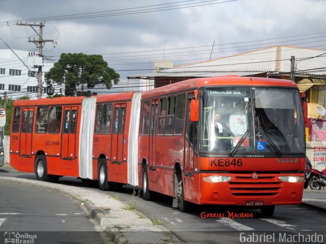 Viação Tamandaré KE846 na cidade de Curitiba, Paraná, Brasil, por Gabriel Machado. Número da foto: #5941083.