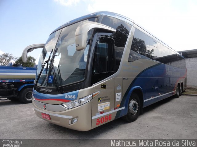 Arca Turismo 5086 na cidade de São Paulo, São Paulo, Brasil, por Matheus Mota Rosa da Silva. Número da foto: #5942025.