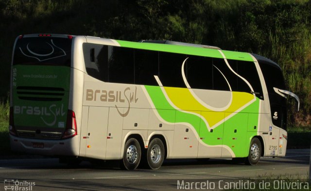 Brasil Sul Linhas Rodoviárias 2795 na cidade de Rio Bonito, Rio de Janeiro, Brasil, por Marcelo Candido de Oliveira. ID da foto: 5941145.