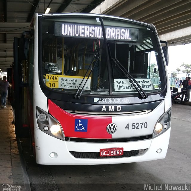 Allibus Transportes 4 5270 na cidade de São Paulo, São Paulo, Brasil, por Michel Nowacki. Número da foto: #5942424.
